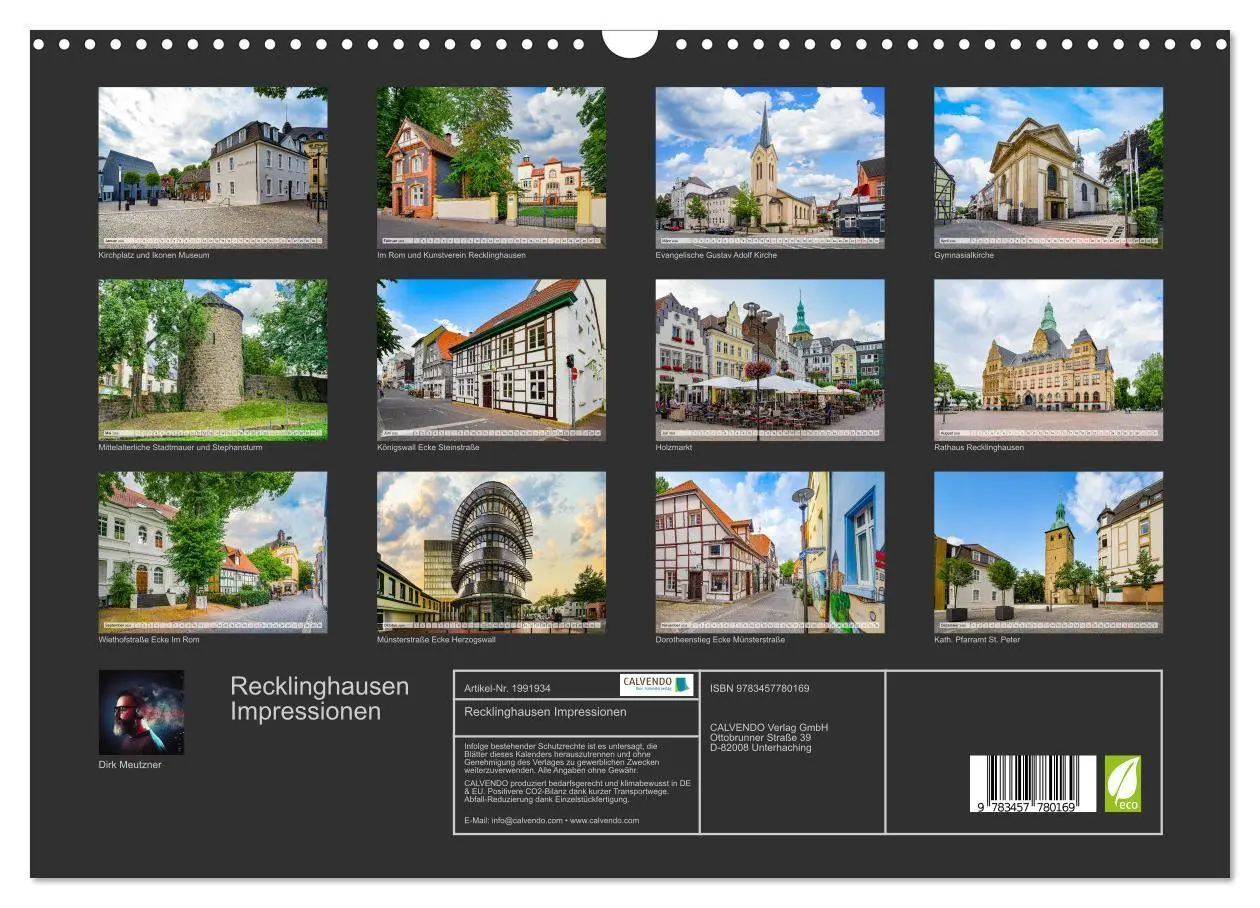 Bild: 9783457780169 | Recklinghausen Impressionen (Wandkalender 2026 DIN A3 quer),...