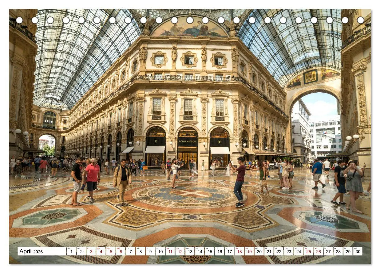 Bild: 9783457920169 | Italien - Mailand (Tischkalender 2026 DIN A5 quer), CALVENDO...