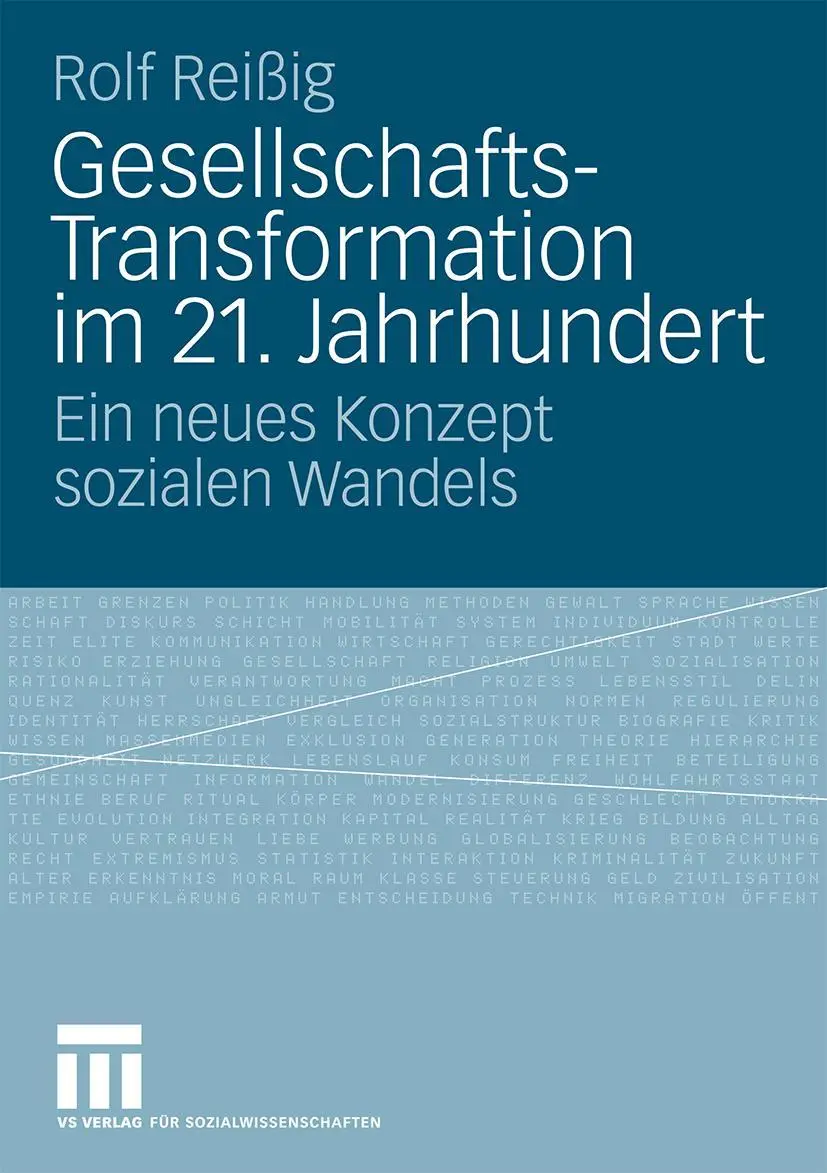 Cover: 9783531170169 | Gesellschafts-Transformation im 21. Jahrhundert | Rolf Reißig | Buch