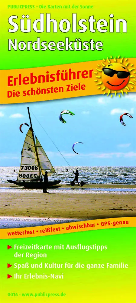 Cover: 9783747300169 | Publicpress Erlebnisführer Südholstein, Nordseeküste 1:150.000 | 2018