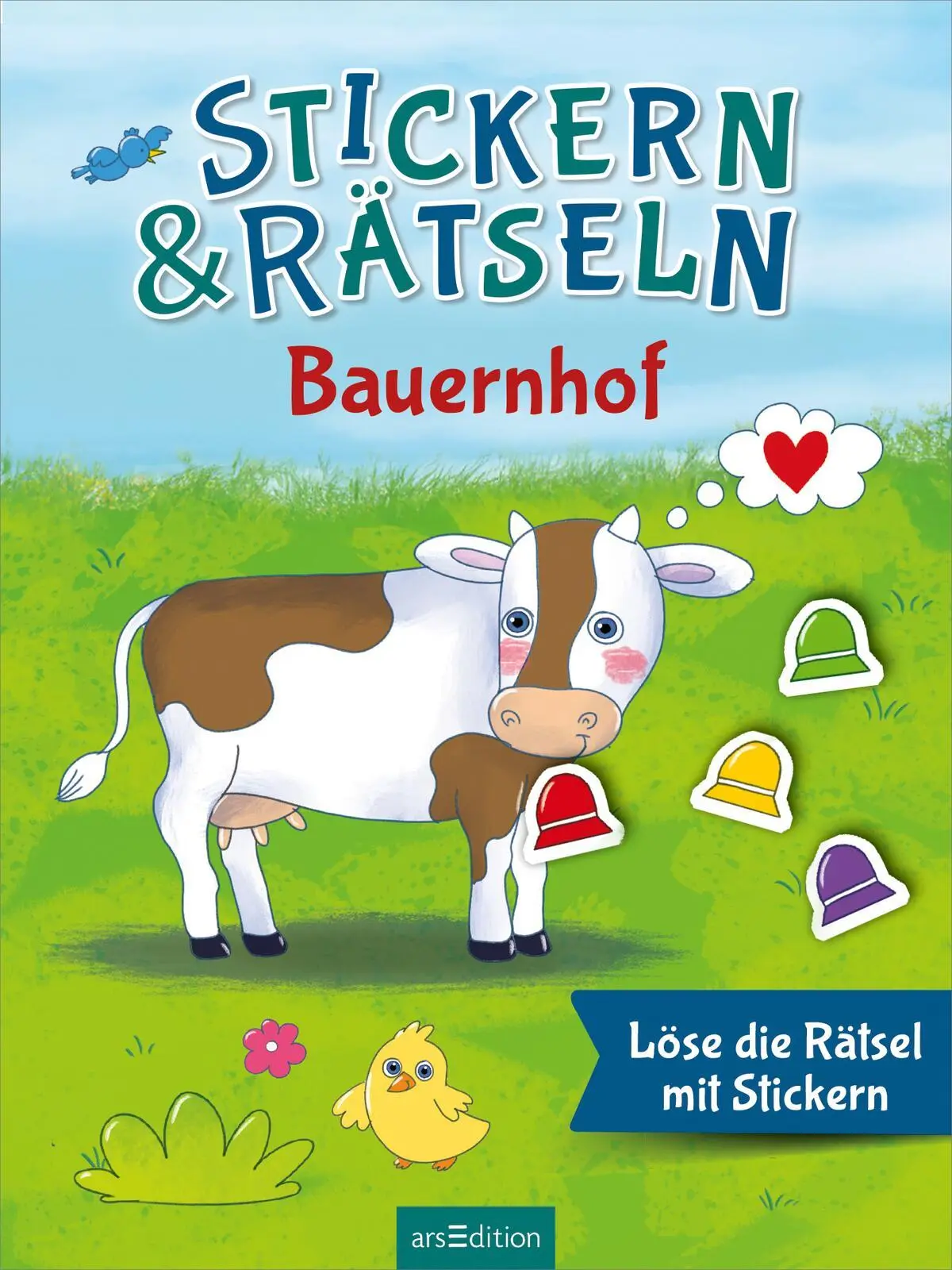 Bild: 9783845860169 | Stickern &amp; Rätseln - Bauernhof | Löse die Rätsel mit Stickern | Sauter