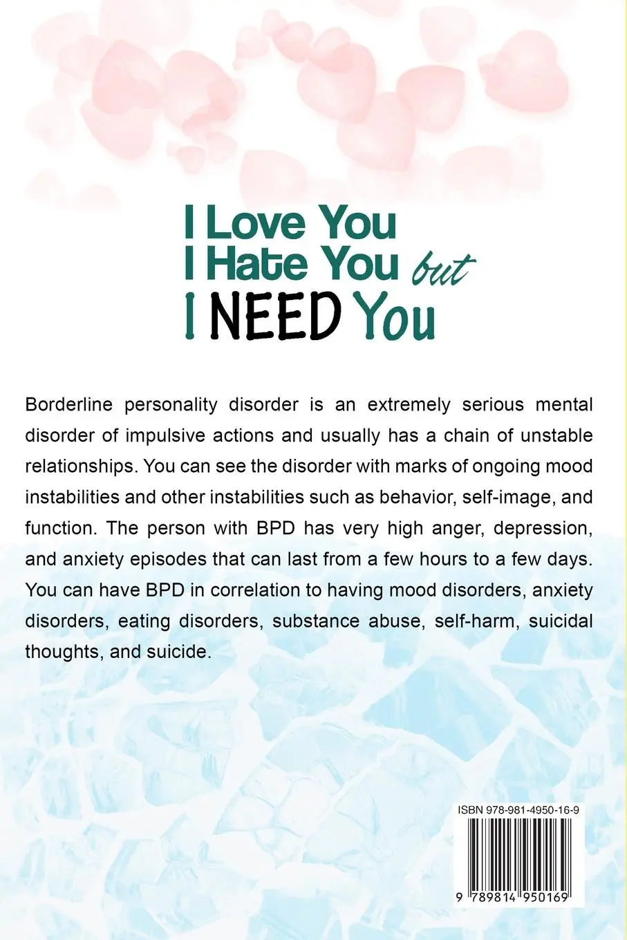 Rückseite: 9789814950169 | Borderline Personality Disorder - I Love You, I Hate You, But I...