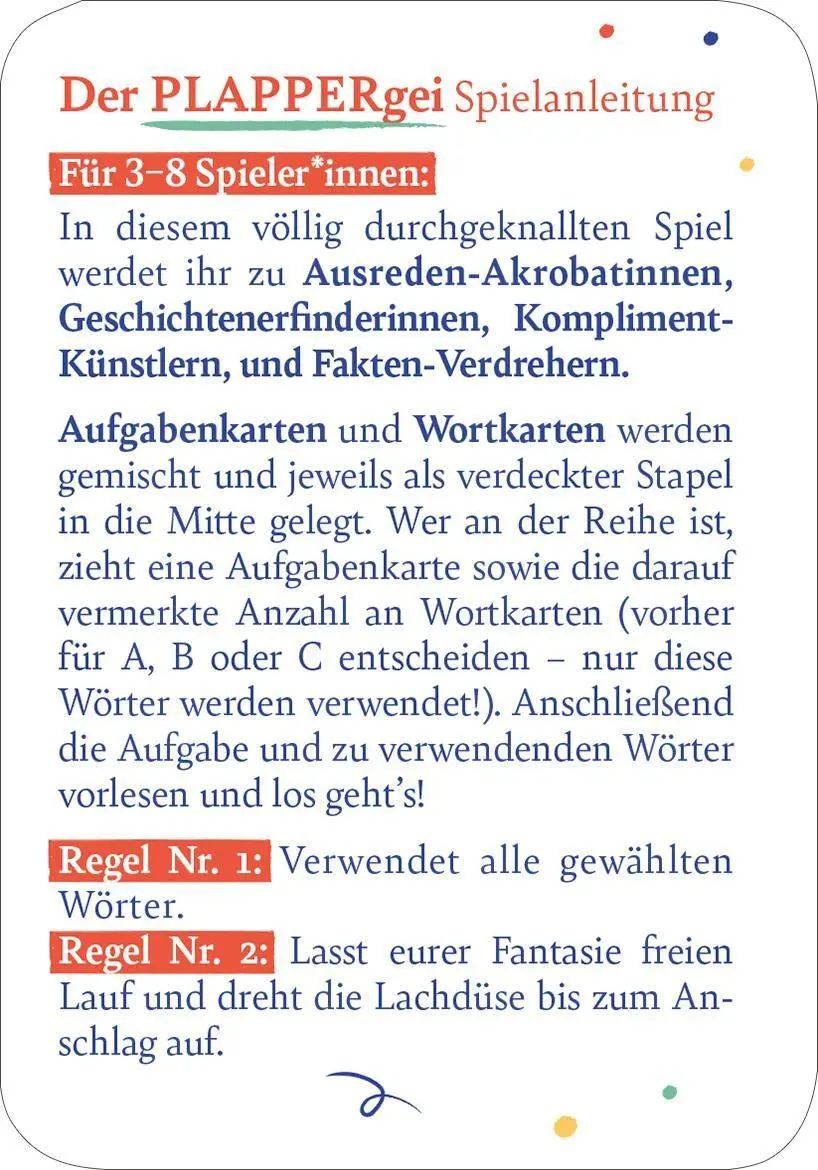 Bild: 4014489140269 | Der Plappergei | Das Spiel der absurden Erklärungen | Schlitt | Box
