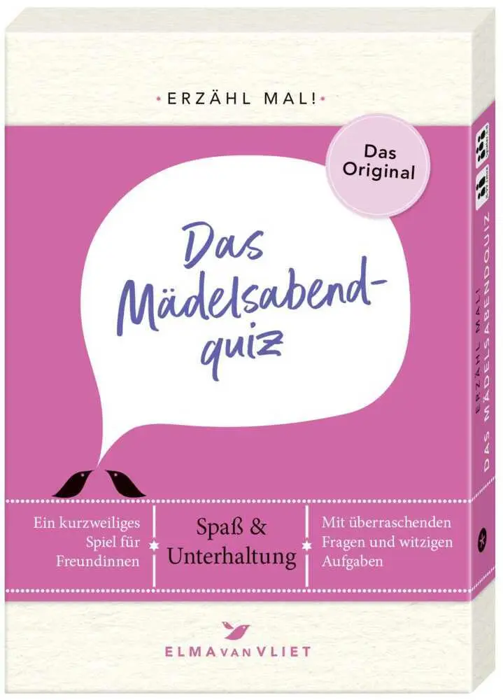 Cover: 4260308350269 | Erzähl mal! Das Mädelsabendquiz Elma van Vliet | Spiel | In Spielebox