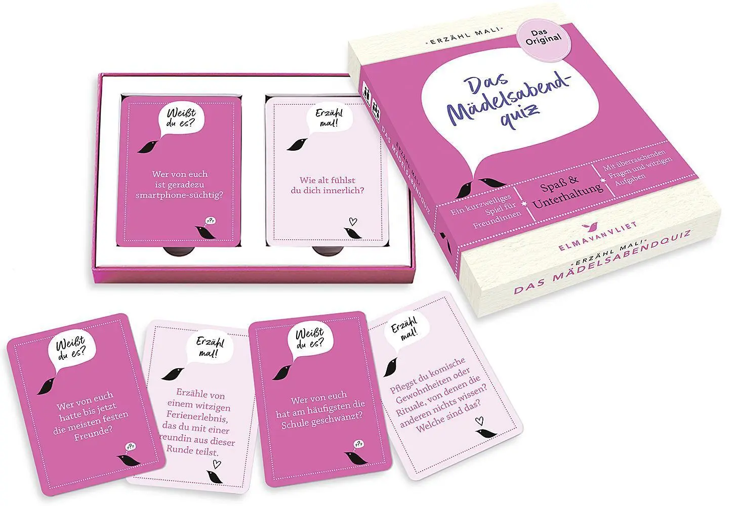 Bild: 4260308350269 | Erzähl mal! Das Mädelsabendquiz Elma van Vliet | Spiel | In Spielebox