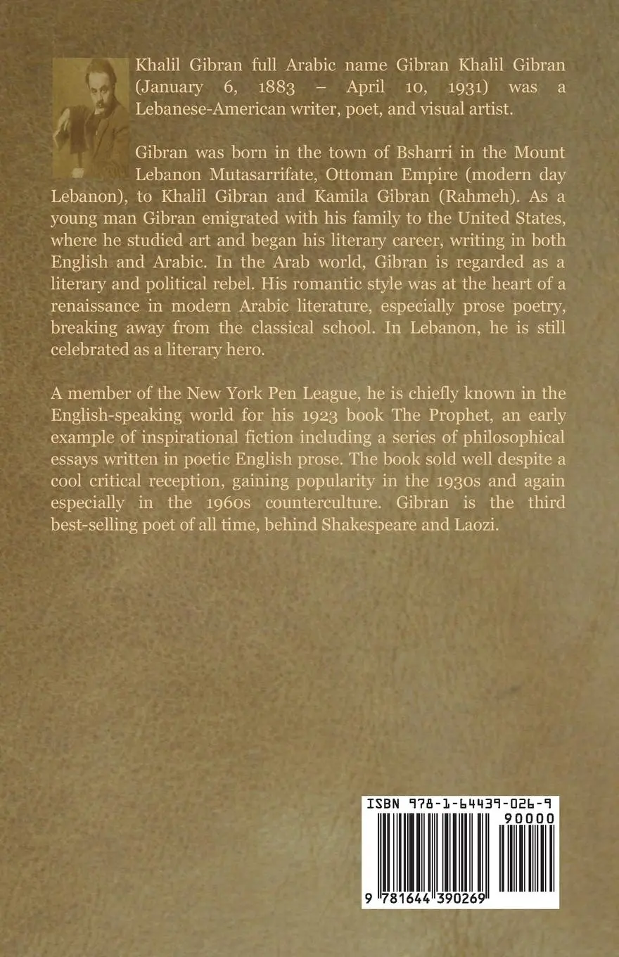 Rückseite: 9781644390269 | The Prophet | Kahlil Gibran | Taschenbuch | Kartoniert / Broschiert