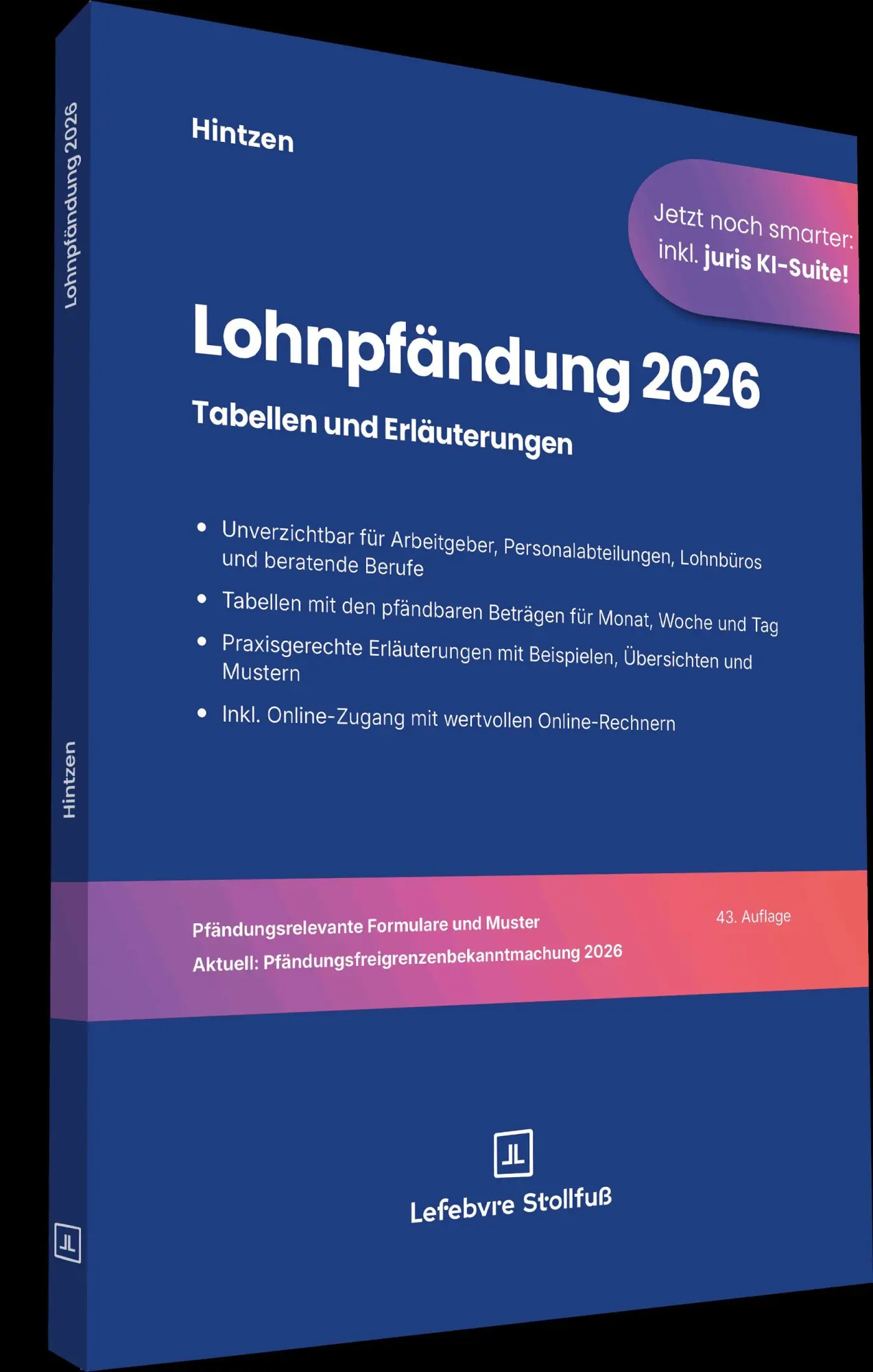 Cover: 9783083140269 | Lohnpfändung 2026 | Tabellen und Erläuterungen | Udo Hintzen | Buch