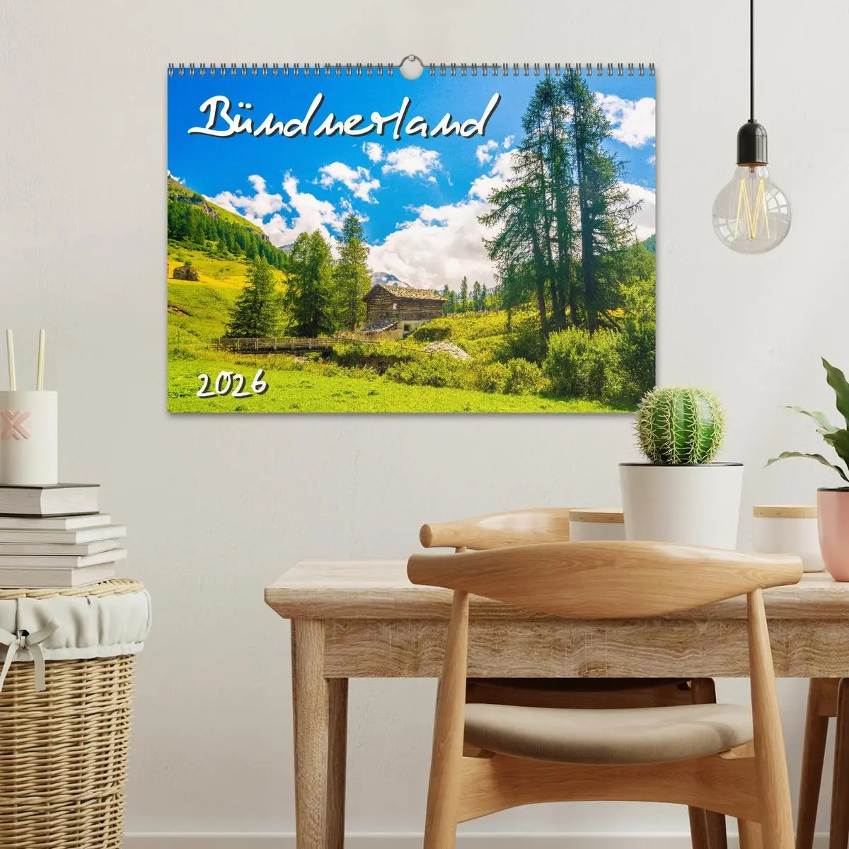 Bild: 9783457770269 | Bündnerland (Wandkalender 2026 DIN A3 quer), CALVENDO Monatskalender
