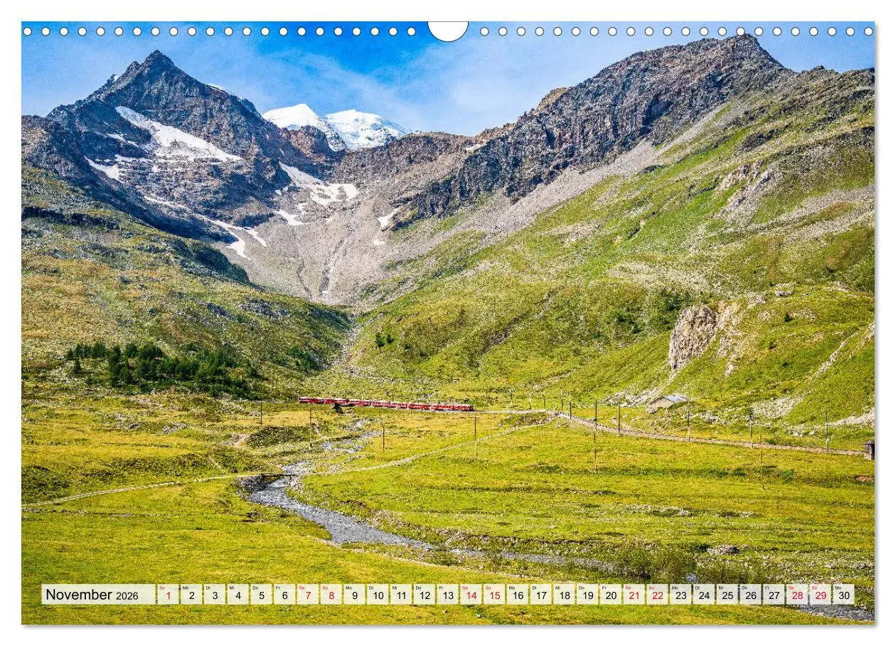 Bild: 9783457770269 | Bündnerland (Wandkalender 2026 DIN A3 quer), CALVENDO Monatskalender