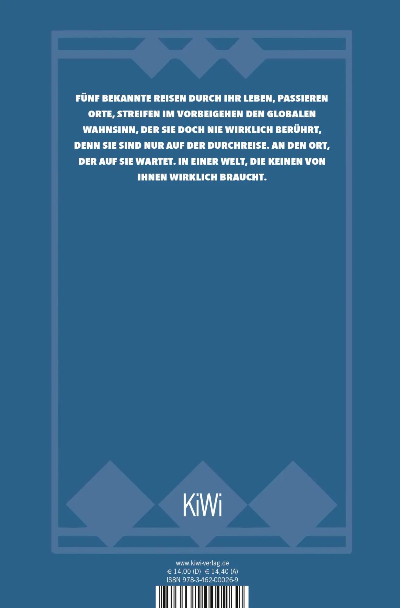 Rückseite: 9783462000269 | Die Fahrt | Roman | Sibylle Berg | Taschenbuch | 368 S. | Deutsch