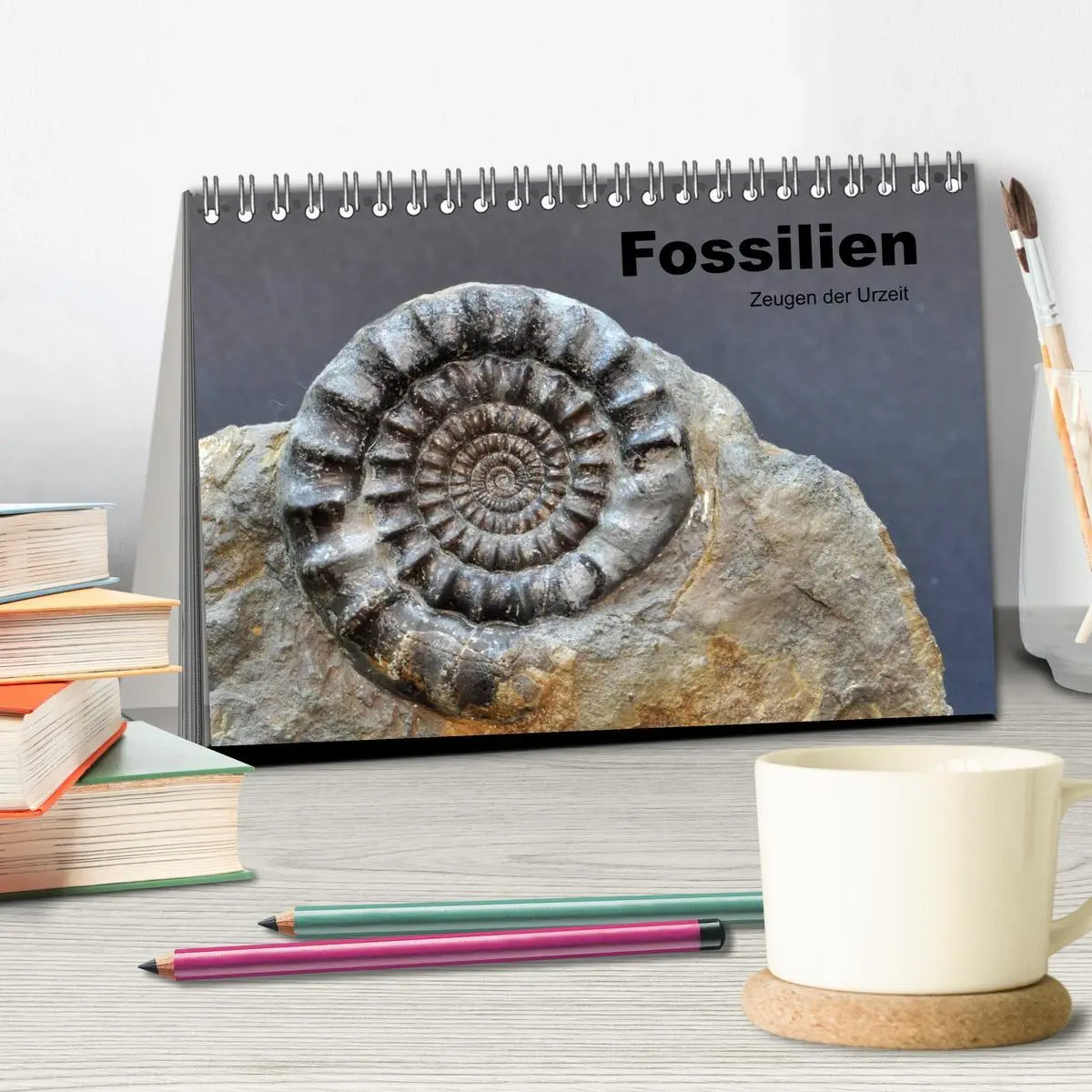 Bild: 9783516170269 | Fossilien - Zeugen der Urzeit (Tischkalender 2026 DIN A5 quer),...