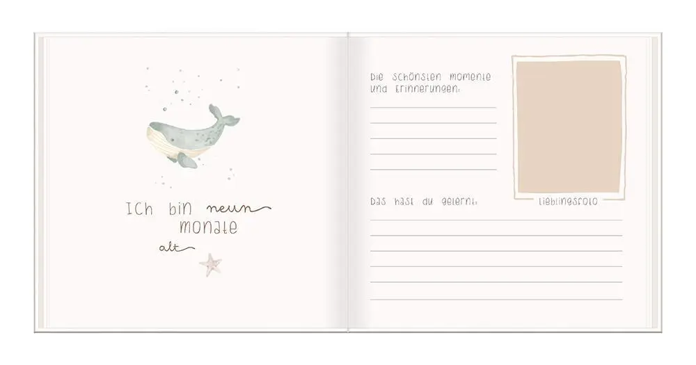 Bild: 9783986360269 | Baby-Album mit Stickerei Mein erstes Jahr | Babyalbum | Original
