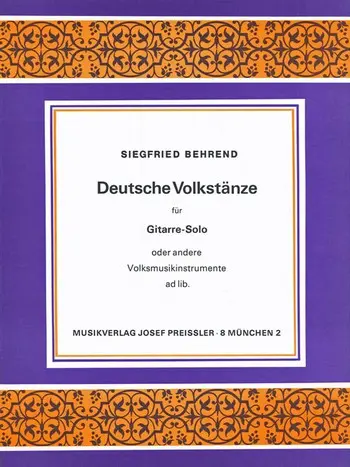Cover: 9790201470269 | Deutsche Volkstänze für Gitarre oder andere Volksmusikinstrumente...