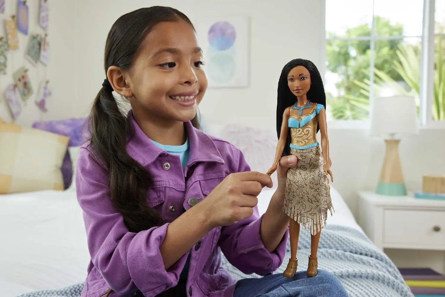 Bild: 194735120369 | Disney Prinzessin Pocahontas-Puppe | In Blister | HLW07 | 2023