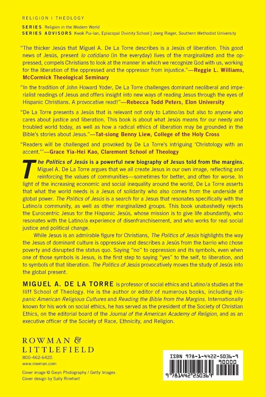 Rückseite: 9781442250369 | The Politics of Jesús | A Hispanic Political Theology | Torre | Buch