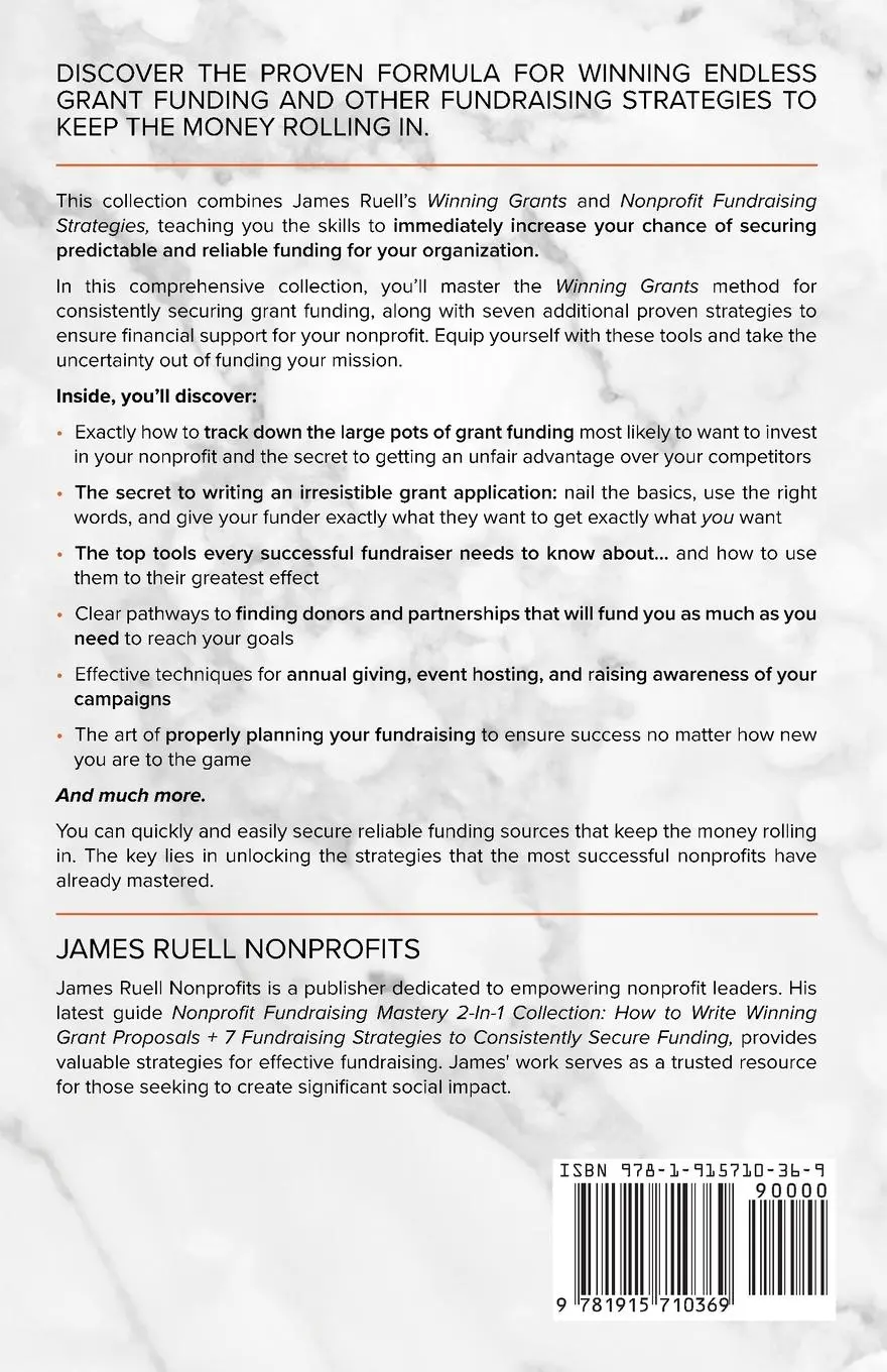 Rückseite: 9781915710369 | Nonprofit Fundraising Mastery 2-in-1 Collection | James Ruell | Buch
