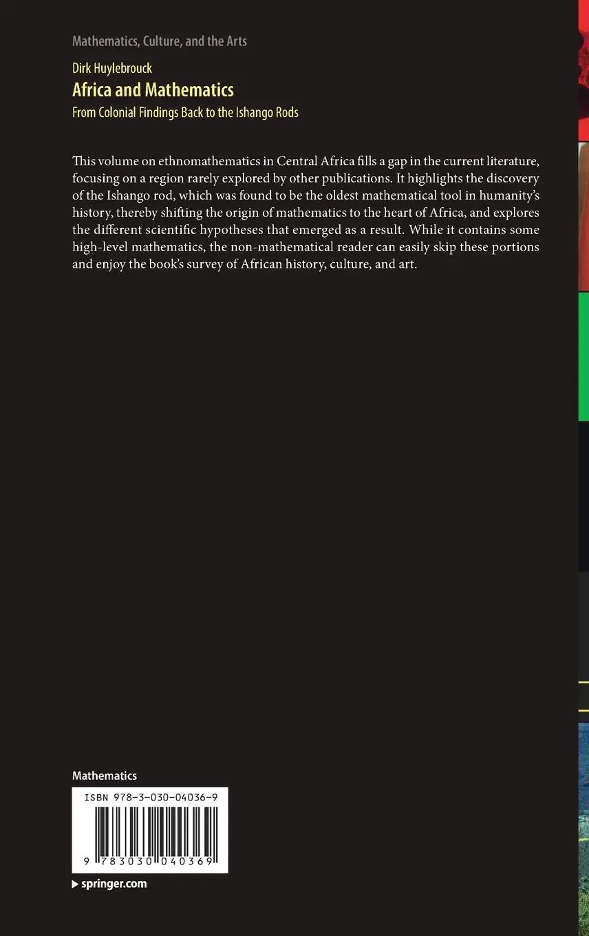 Rückseite: 9783030040369 | Africa and Mathematics | Dirk Huylebrouck | Buch | xv | Englisch
