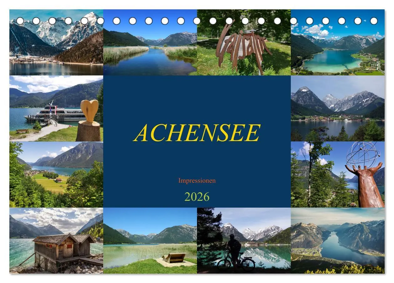 Cover: 9783457520369 | ACHENSEE Impressionen (Tischkalender 2026 DIN A5 quer), CALVENDO...