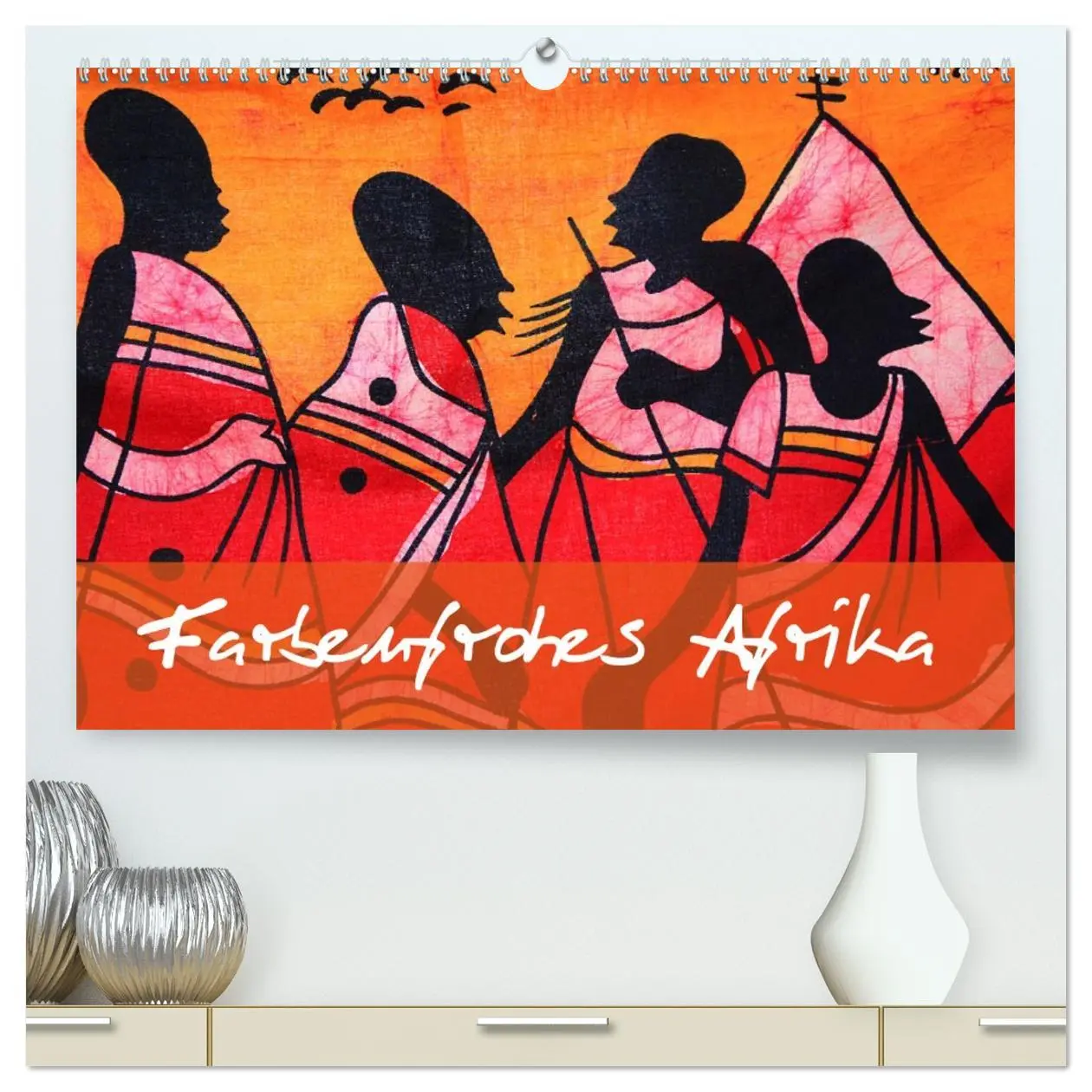 Cover: 9783457760369 | Farbenfrohes Afrika (hochwertiger Premium Wandkalender 2026 DIN A2...
