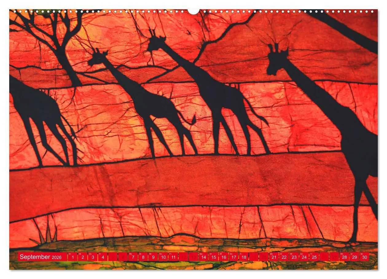 Bild: 9783457760369 | Farbenfrohes Afrika (hochwertiger Premium Wandkalender 2026 DIN A2...