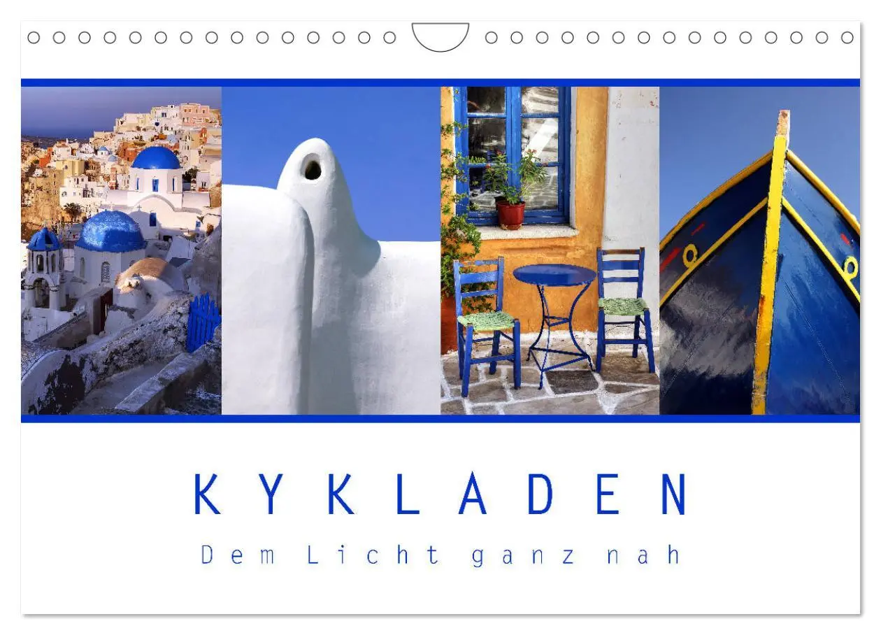 Cover: 9783457900369 | KYKLADEN Dem Licht ganz nah (Wandkalender 2026 DIN A4 quer),...