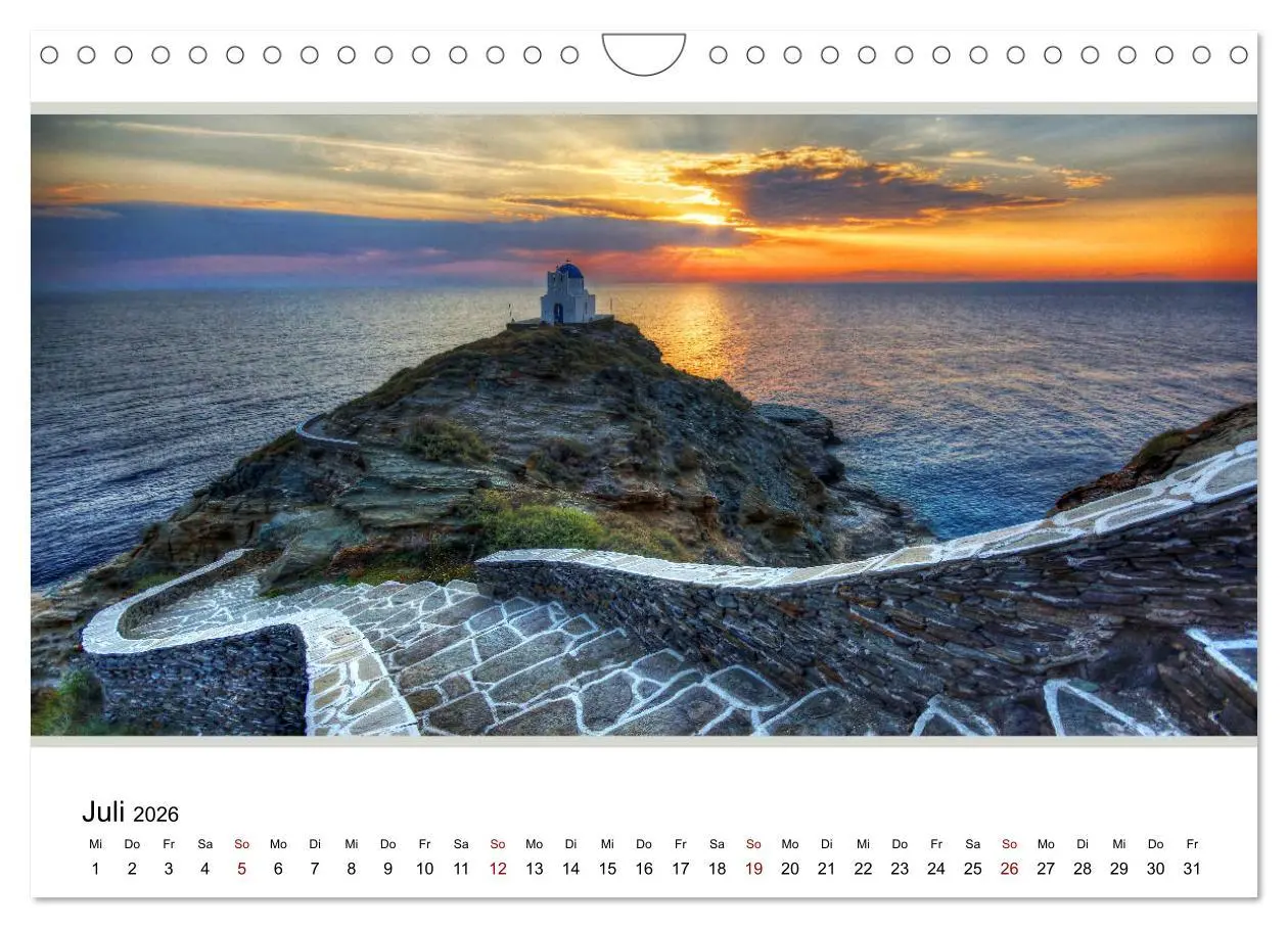 Bild: 9783457900369 | KYKLADEN Dem Licht ganz nah (Wandkalender 2026 DIN A4 quer),...