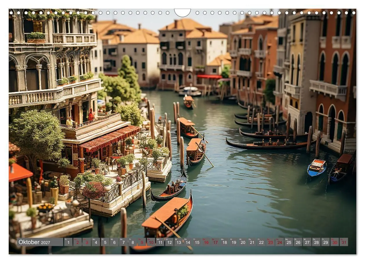 Bild: 9783569250369 | Urlaub in Miniatur (Wandkalender 2027 DIN A3 quer), CALVENDO...
