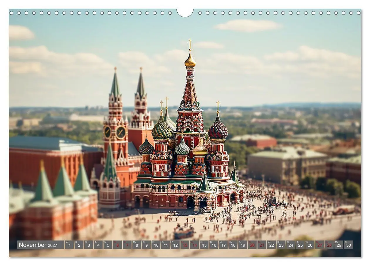 Bild: 9783569250369 | Urlaub in Miniatur (Wandkalender 2027 DIN A3 quer), CALVENDO...