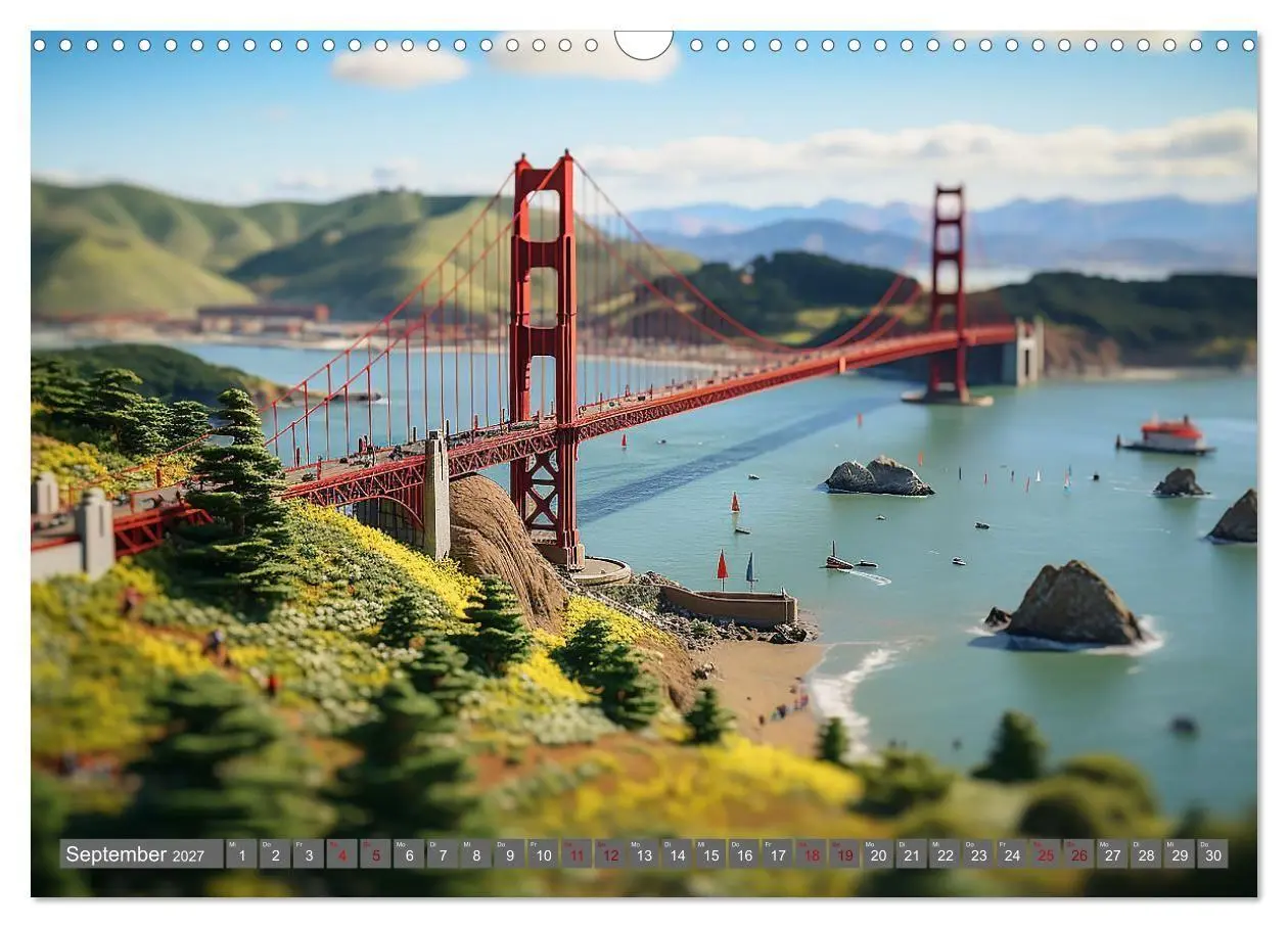 Bild: 9783569250369 | Urlaub in Miniatur (Wandkalender 2027 DIN A3 quer), CALVENDO...