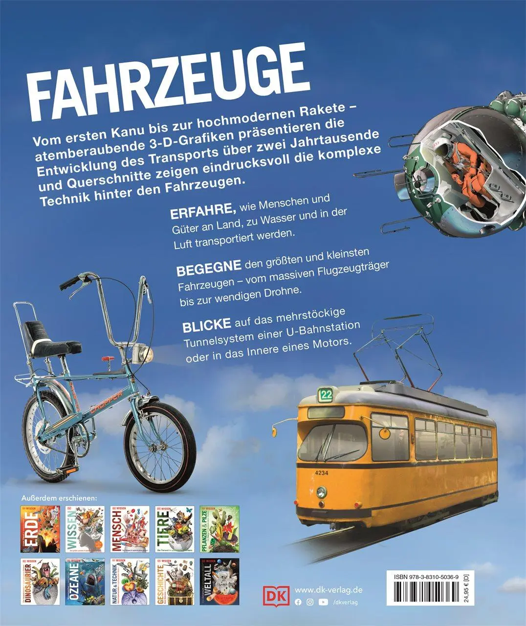 Rückseite: 9783831050369 | Wissen. Fahrzeuge | DK Verlag - Kids | Buch | DK Wissen | 208 S.