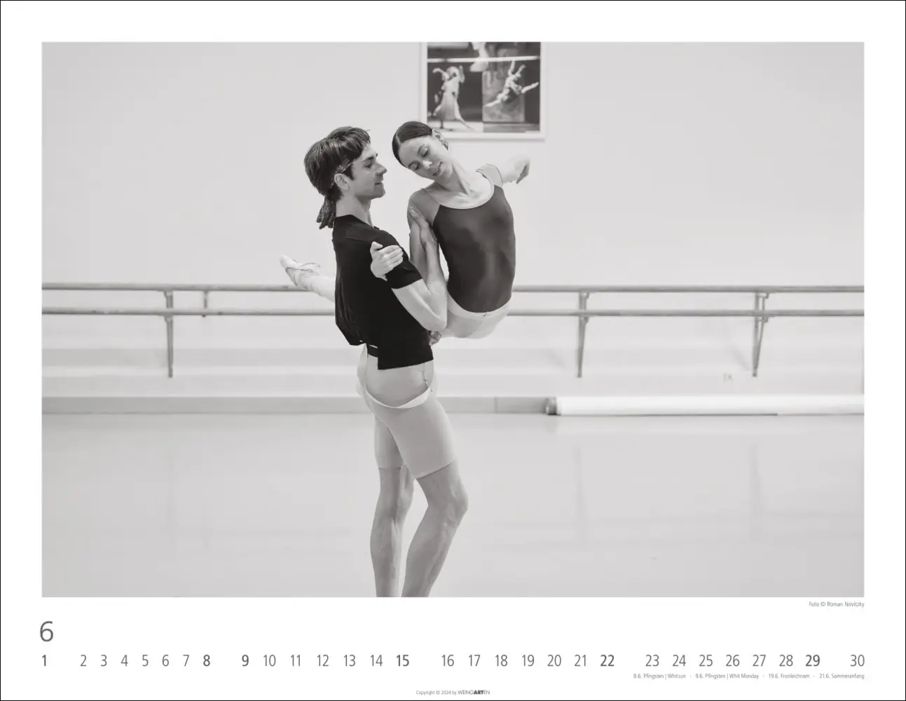 Bild: 9783839900369 | Ballettsaal - Stuttgarter Ballett Kalender 2025 - Stuttgarter Ballett