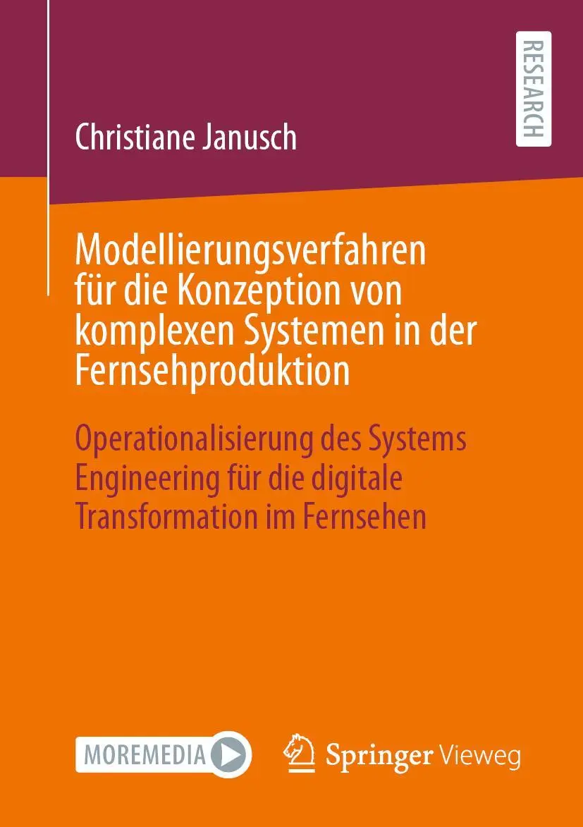 Cover: 9783658410469 | Modellierungsverfahren für die Konzeption von komplexen Systemen in...