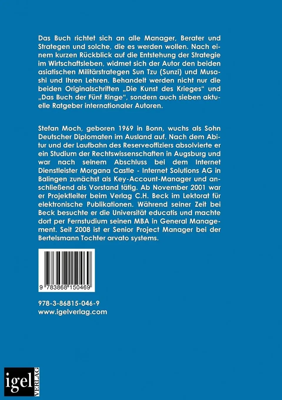 Rückseite: 9783868150469 | Fernöstliche Kriegsstrategien für westliche Manager | Stefan Moch