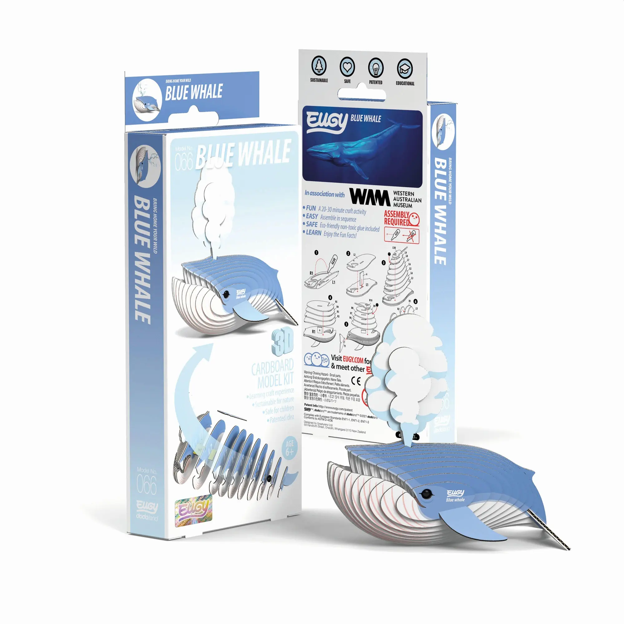 Cover: 9421035150569 | EUGY - 3D Bastelset Blauwal | Eugy | Kit (Bastelset) | 650066 | 2023