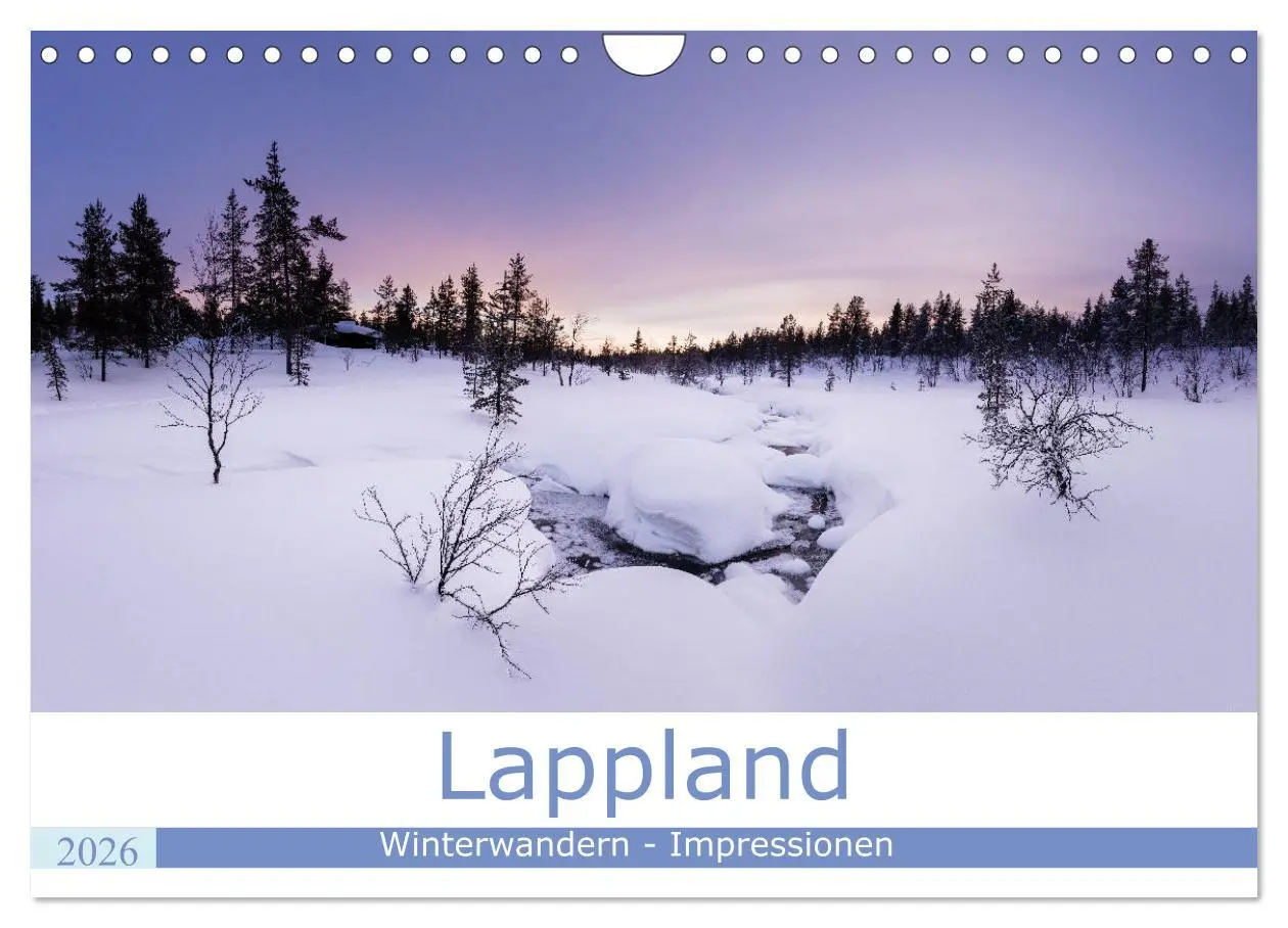 Cover: 9783457670569 | Lappland - Winterwandern Impressionen (Wandkalender 2026 DIN A4...