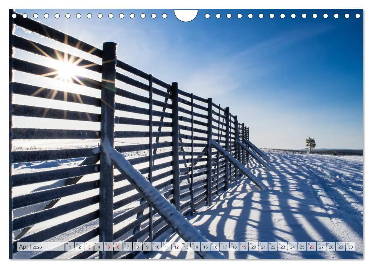 Bild: 9783457670569 | Lappland - Winterwandern Impressionen (Wandkalender 2026 DIN A4...