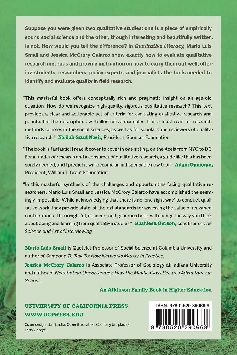 Rückseite: 9780520390669 | Qualitative Literacy | Mario Luis Small (u. a.) | Taschenbuch | 2022