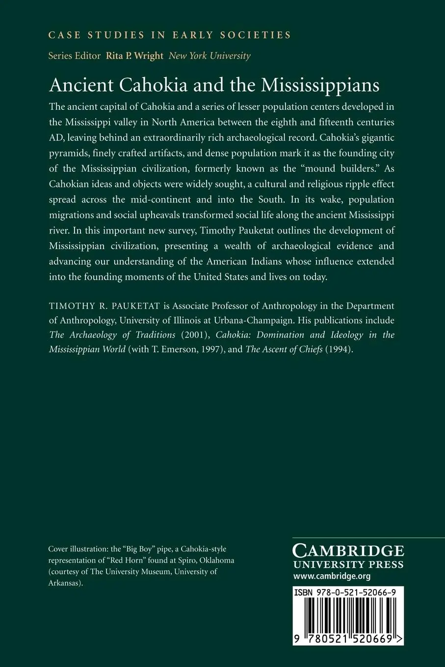 Rückseite: 9780521520669 | Ancient Cahokia and the Mississippians | Timothy R. Pauketat | Buch