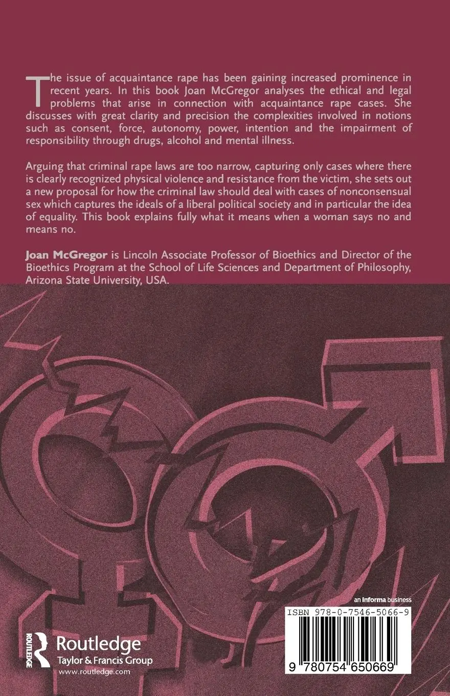 Rückseite: 9780754650669 | Is it Rape? | Joan Mcgregor | Taschenbuch | Englisch | 2005