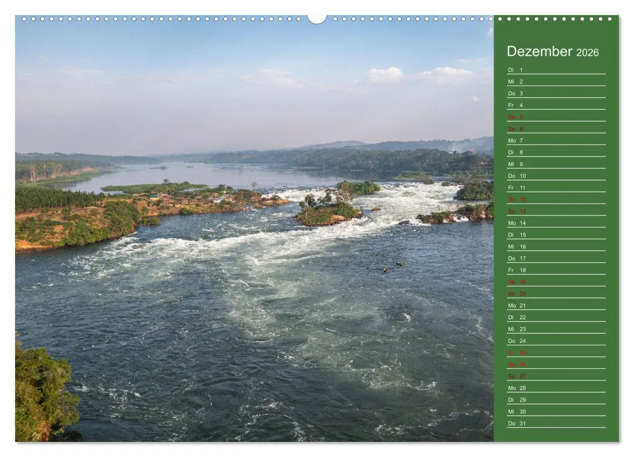 Bild: 9783457590669 | UGANDA - Perle Afrikas (Wandkalender 2026 DIN A2 quer), CALVENDO...