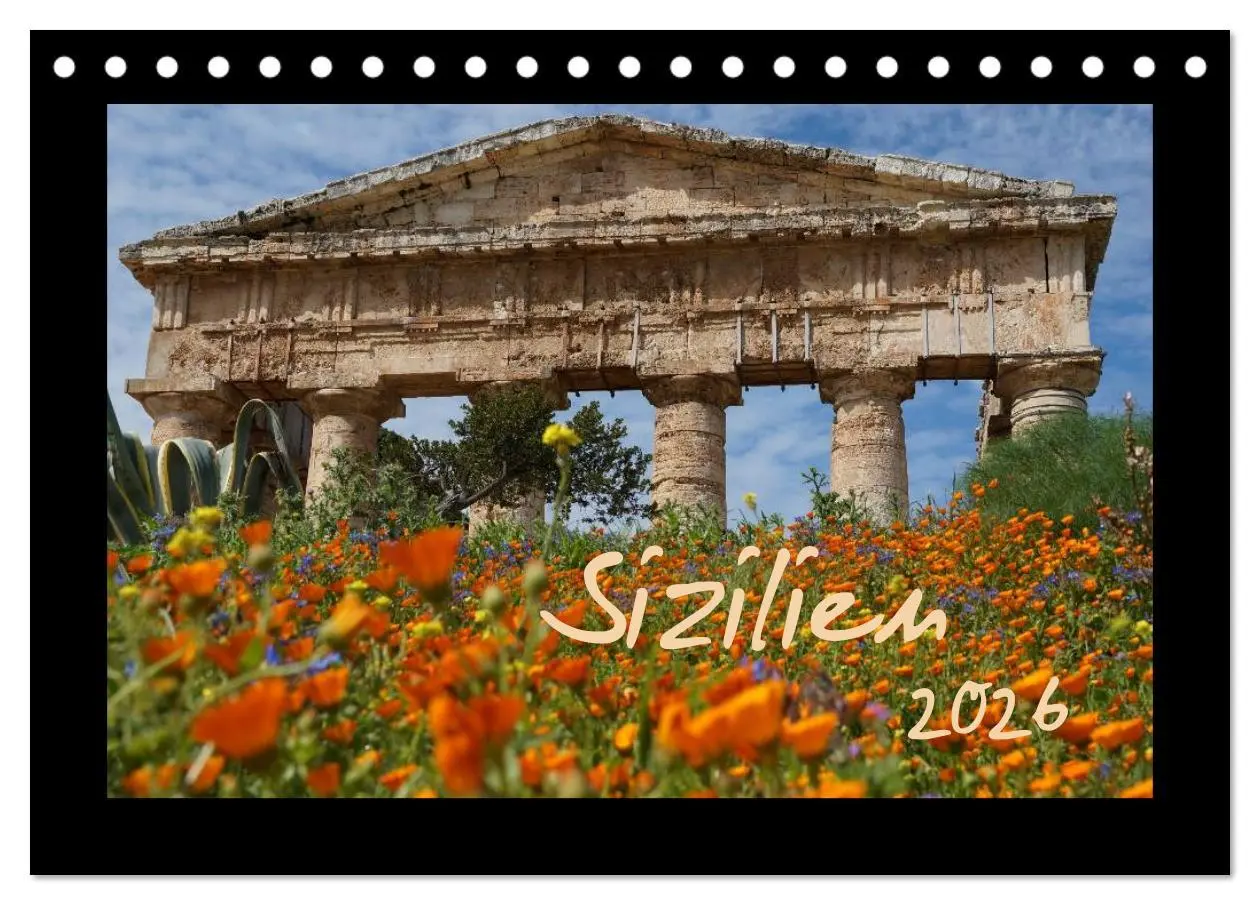 Cover: 9783516200669 | Sizilien (Tischkalender 2026 DIN A5 quer), CALVENDO Monatskalender