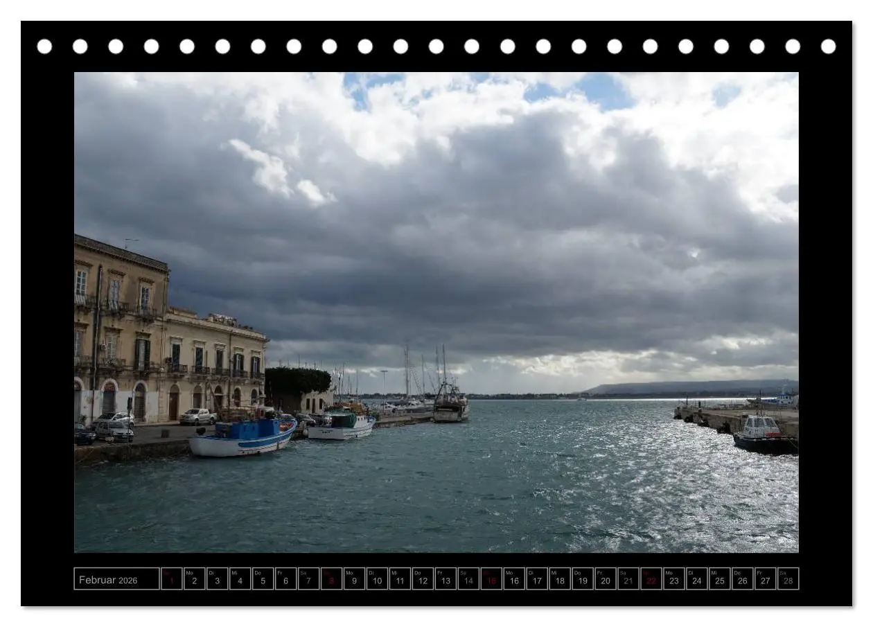 Bild: 9783516200669 | Sizilien (Tischkalender 2026 DIN A5 quer), CALVENDO Monatskalender