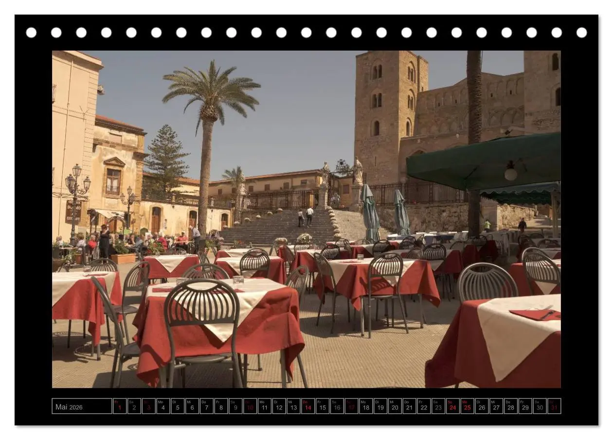 Bild: 9783516200669 | Sizilien (Tischkalender 2026 DIN A5 quer), CALVENDO Monatskalender