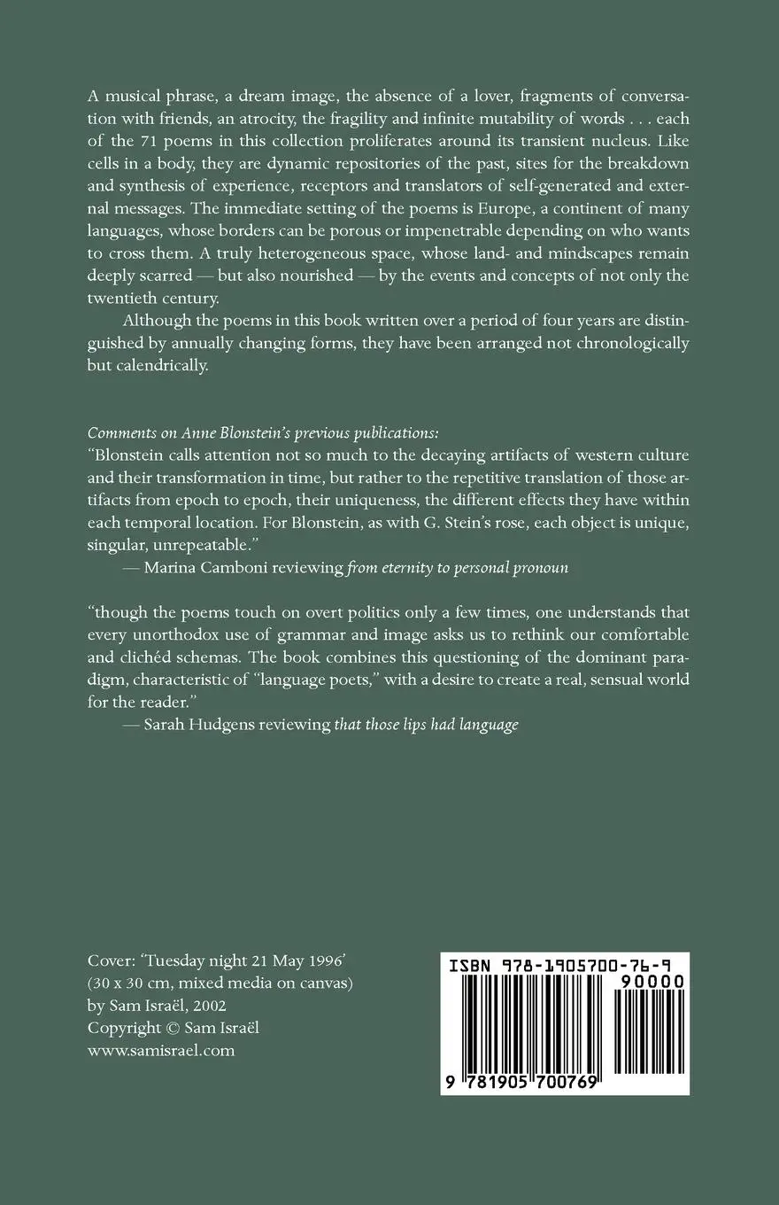 Rückseite: 9781905700769 | Memory's Morning | Anne Blonstein | Taschenbuch | Englisch | 2008