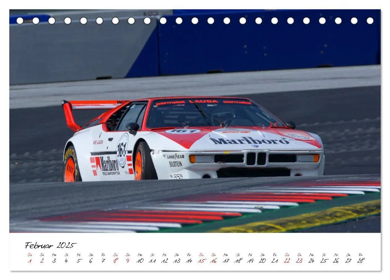 Bild: 9783435010769 | BMW M1 Procar (Tischkalender 2025 DIN A5 quer), CALVENDO...