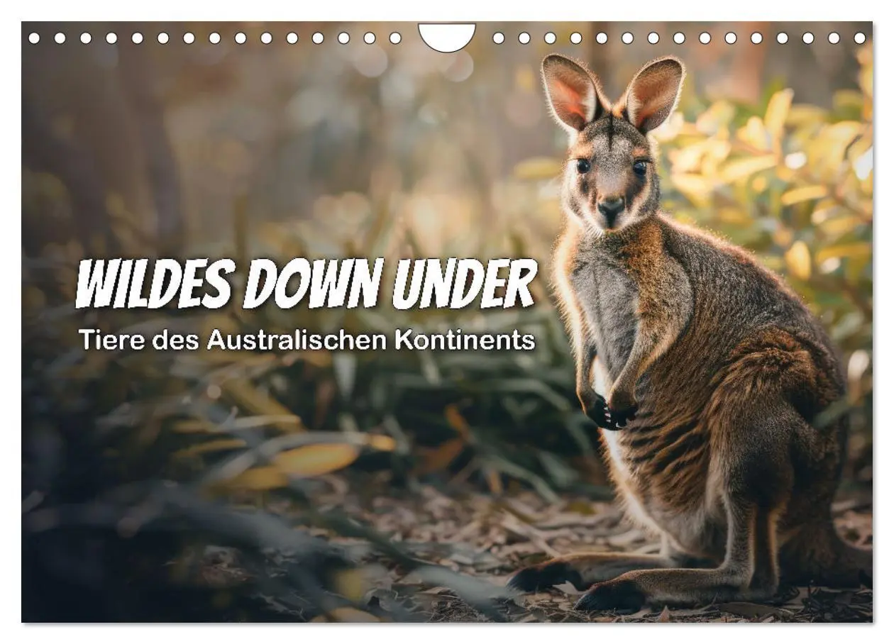 Cover: 9783457340769 | Wildes Down Under: Tiere des Australischen Kontinents (Wandkalender...