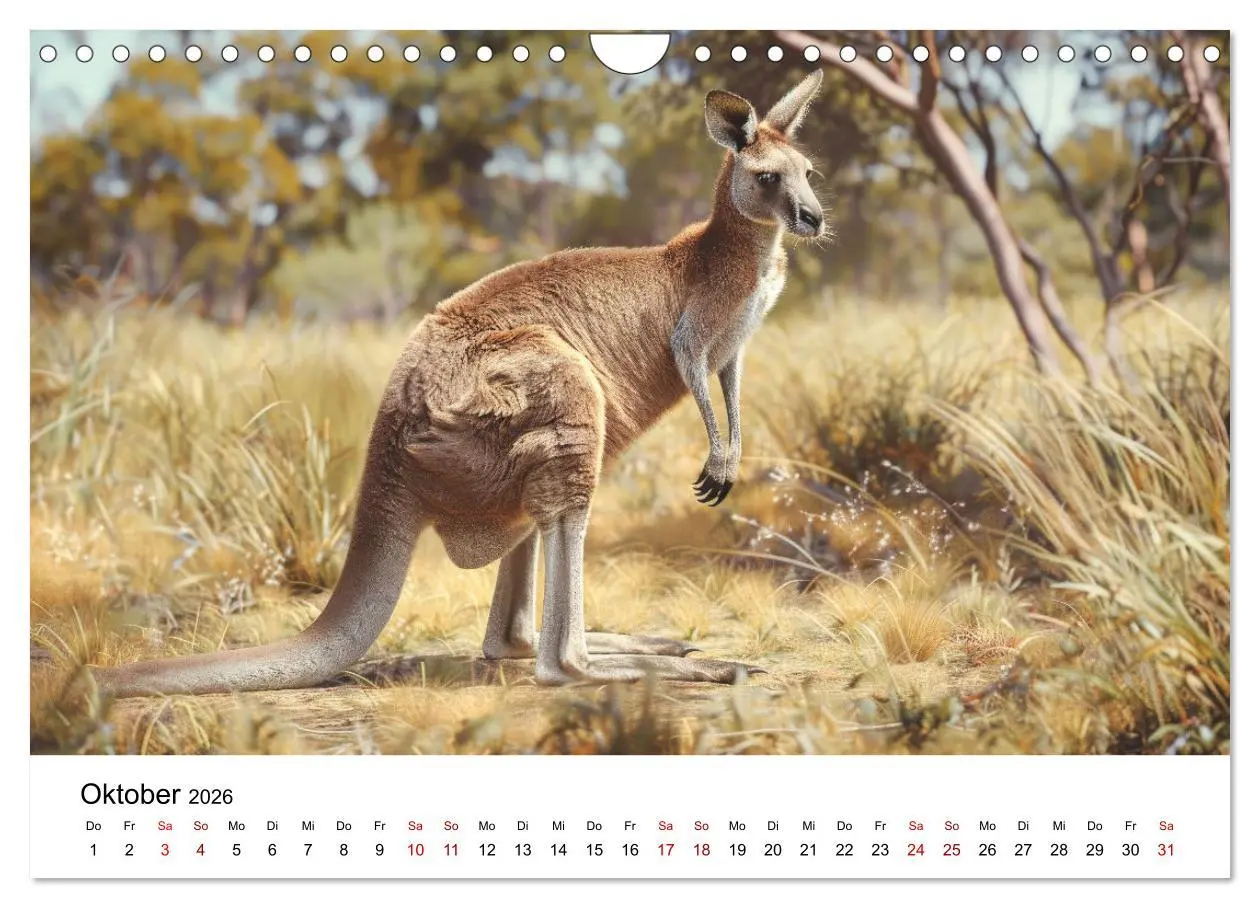 Bild: 9783457340769 | Wildes Down Under: Tiere des Australischen Kontinents (Wandkalender...