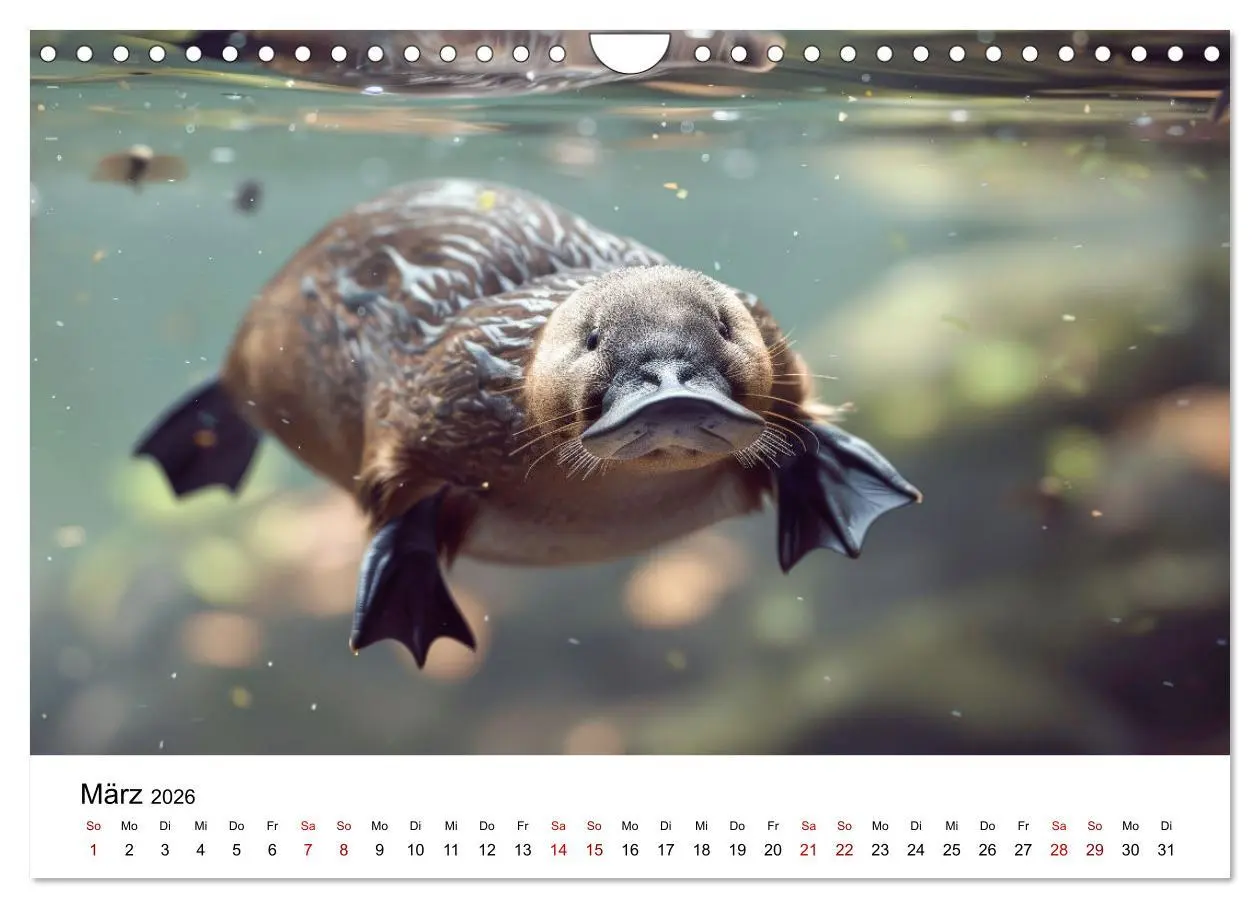 Bild: 9783457340769 | Wildes Down Under: Tiere des Australischen Kontinents (Wandkalender...