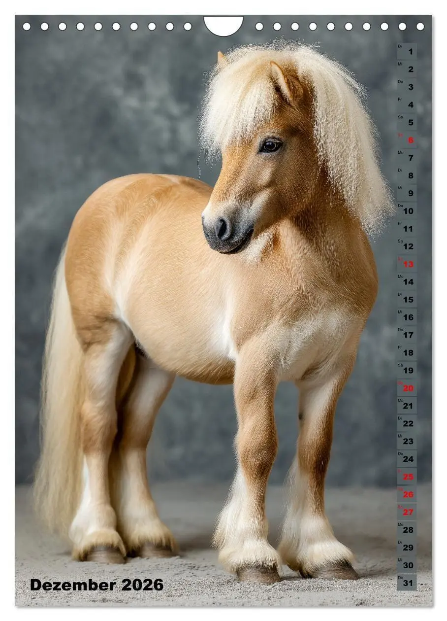 Bild: 9783516670769 | Das Leben ist ein Ponyhof - Zwergponys im Studiolicht (Wandkalender...