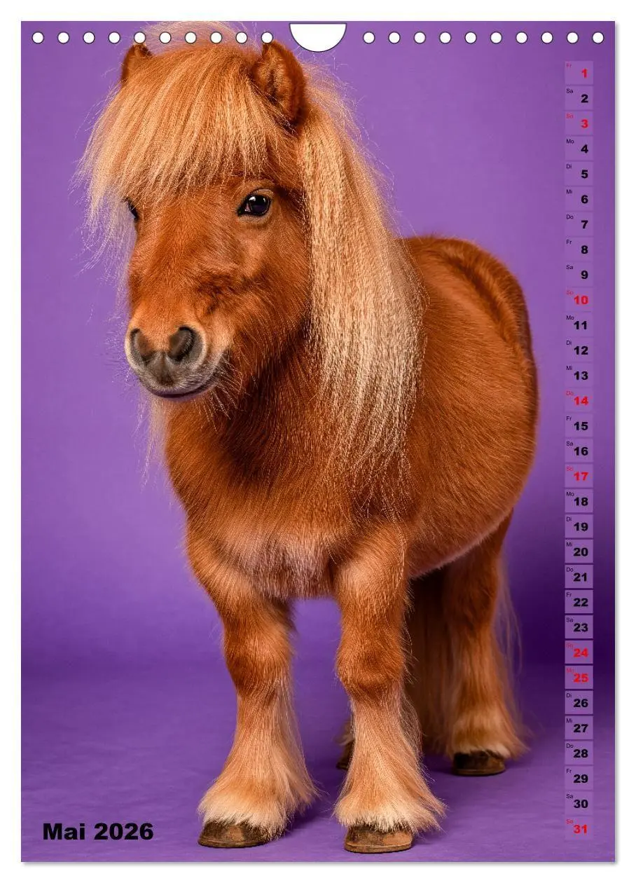 Bild: 9783516670769 | Das Leben ist ein Ponyhof - Zwergponys im Studiolicht (Wandkalender...